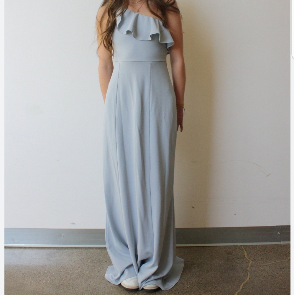 Show Me Your Mumu Steel Blue Florentine Maxi Dress Sz XL